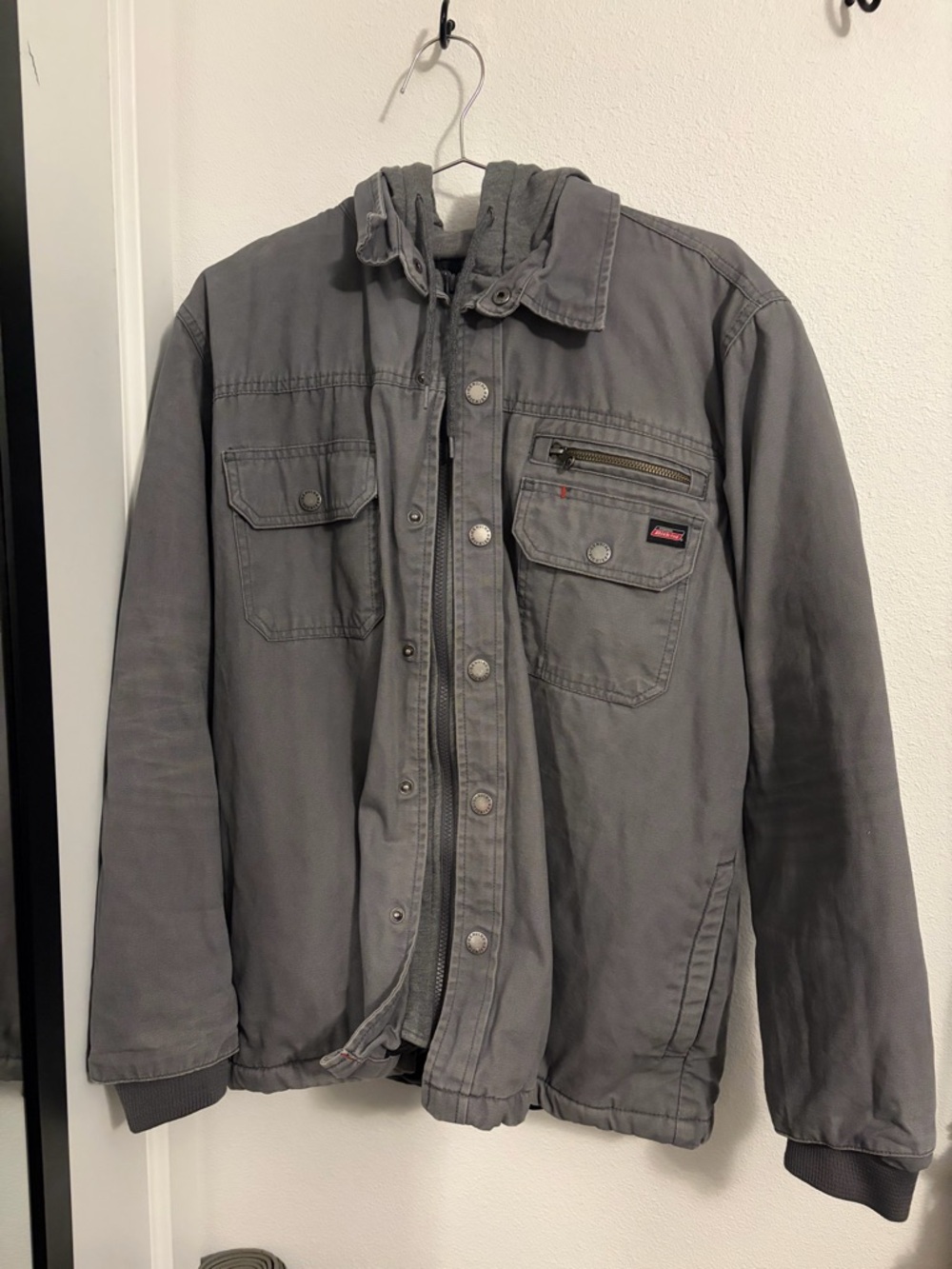 Dickies Gray Hooded Field Jacket